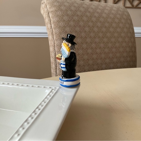 OY! Happy Hanukkah Rabbi Platter Decoration 🕎 - Picture 2 of 6